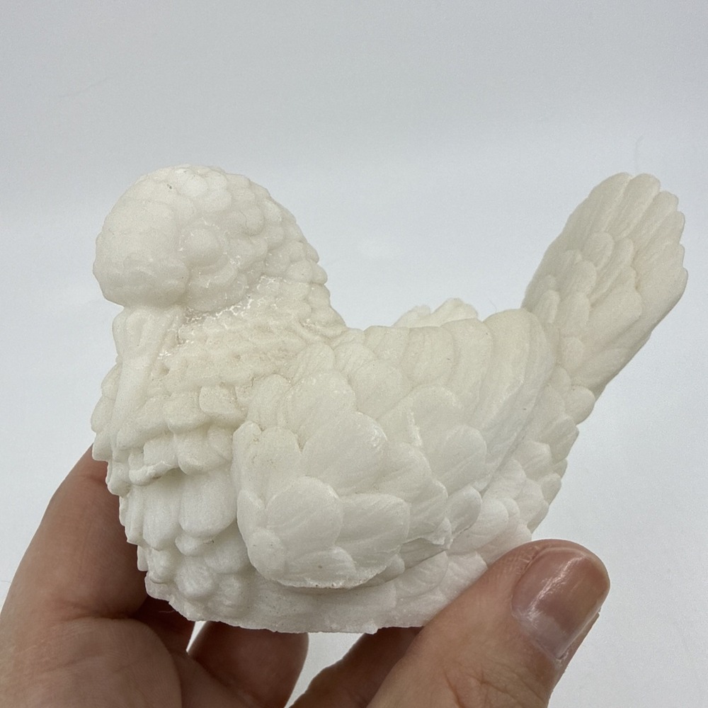 White Dove Of Peace Bird Classic Figure Sculptor Made In Italy 3.5"